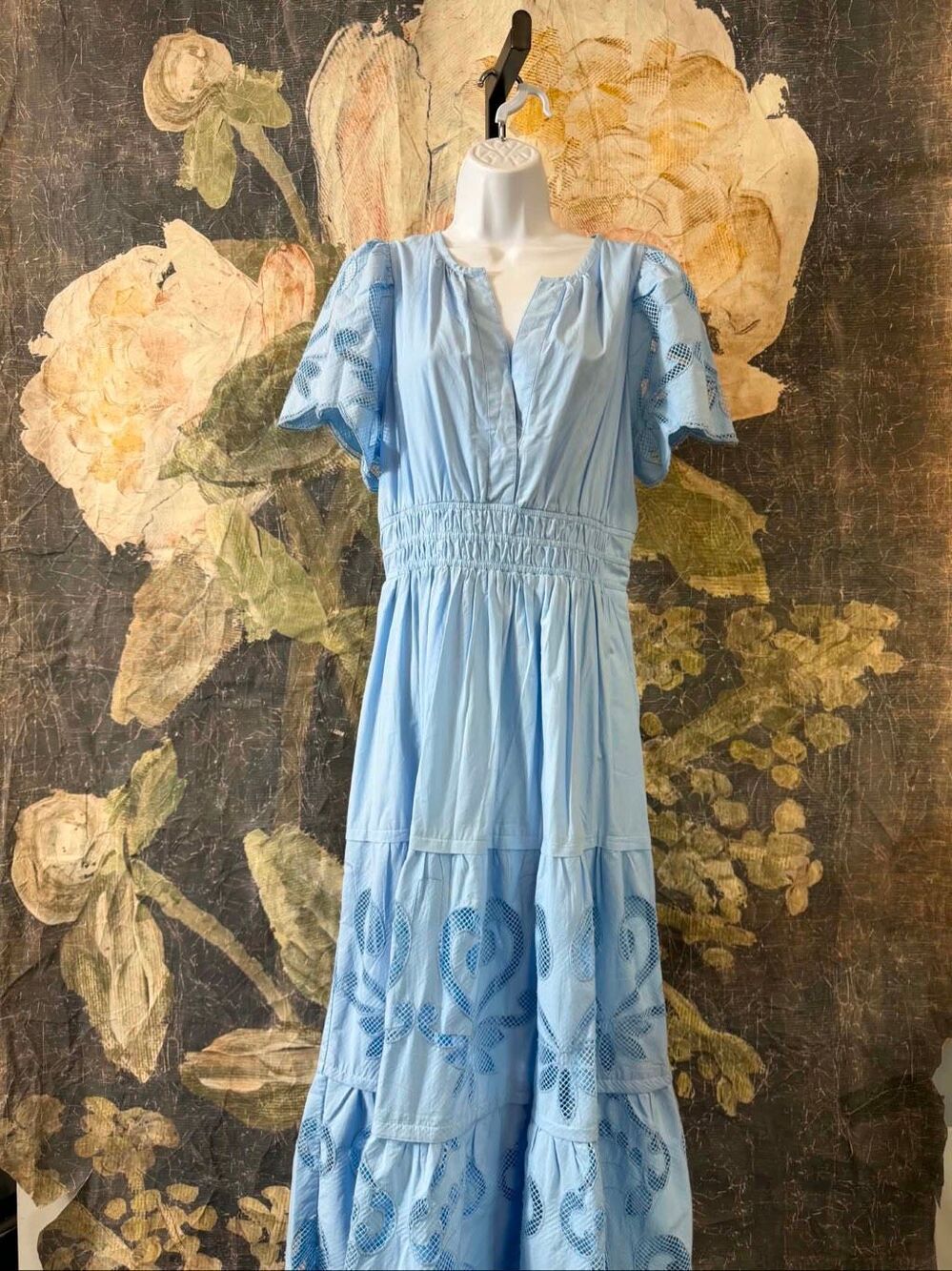 New Anthropologie The Somerset Maxi Dress: Cutwork Edition Size M - Picture 10 of 14